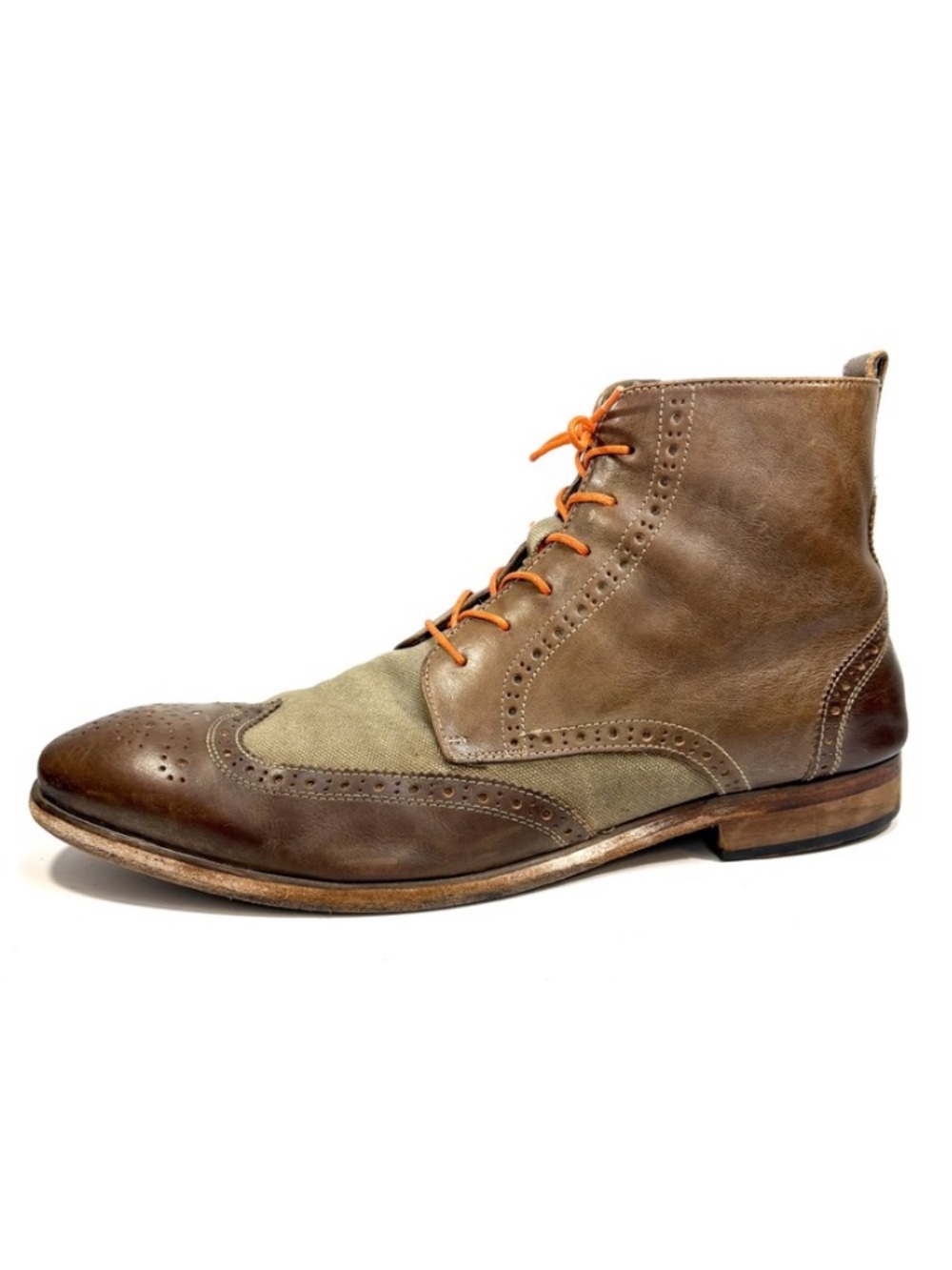 John Varvatos Leather Lace-Up Oxford Boots | 13